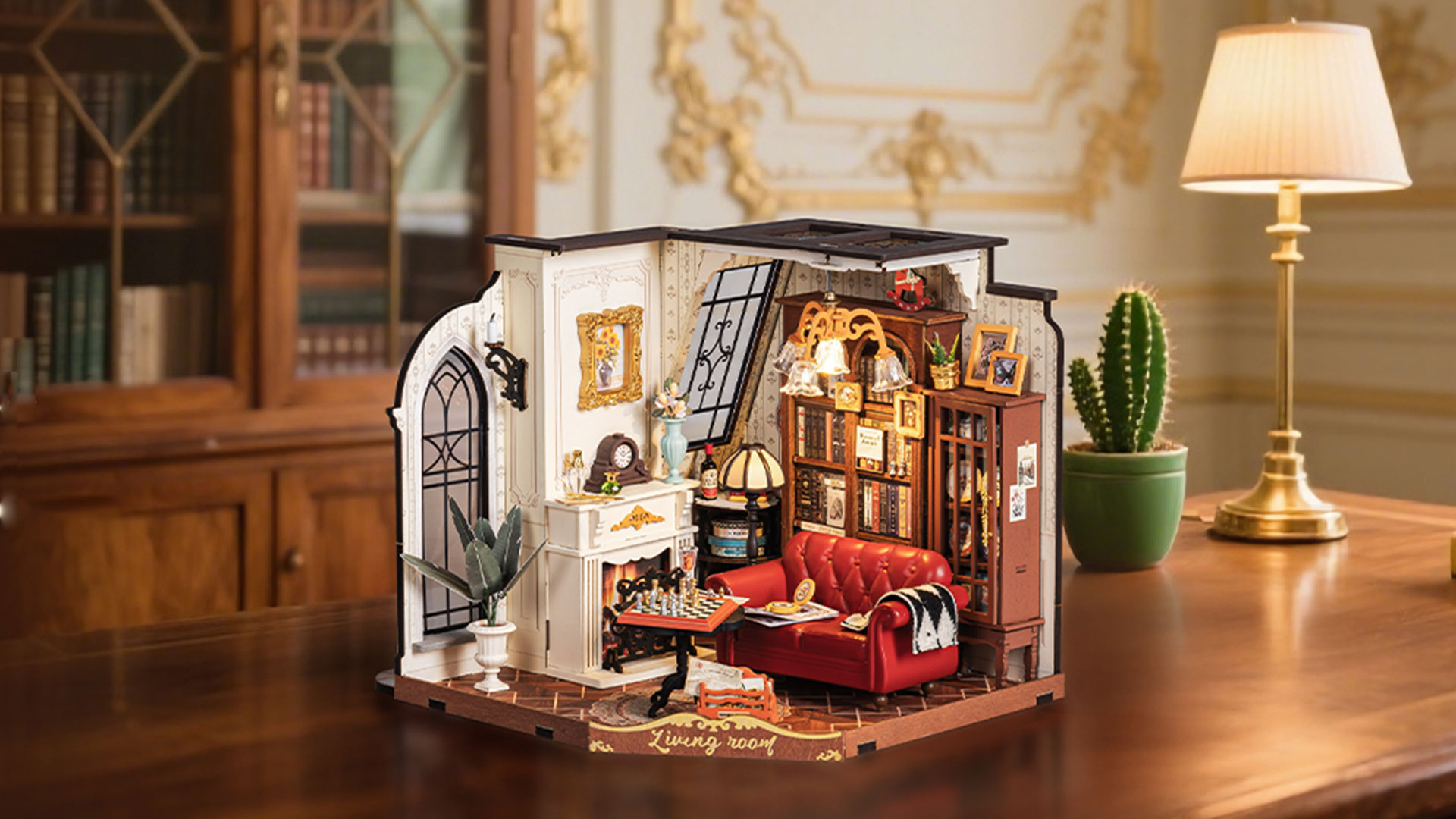 Amazon.com: Rolife DIY Miniature House Kit Victorian Parlor 1:18