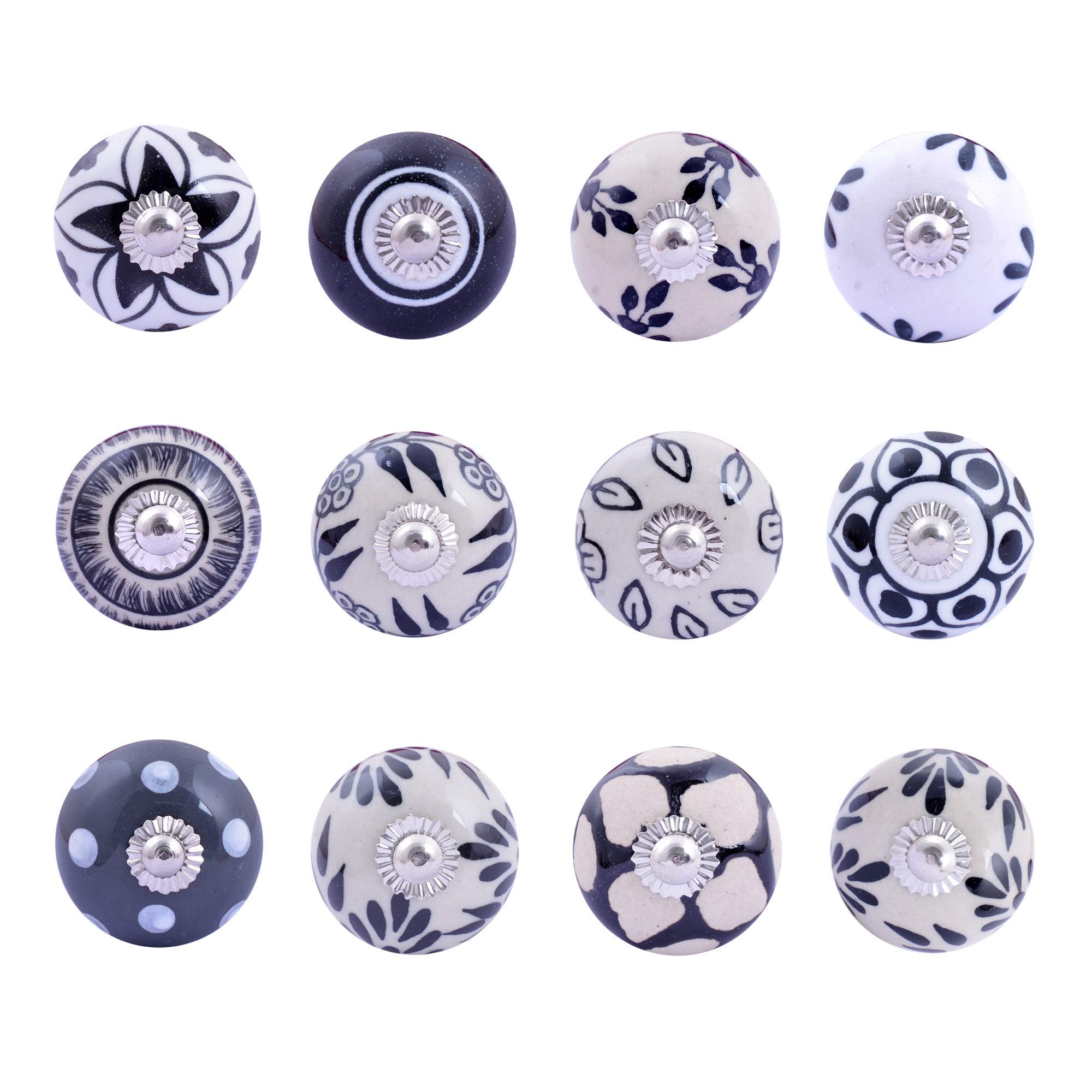 FOLK CRAFT Decorative Drawer Knobs, Pack of 12 Pcs - Image 2