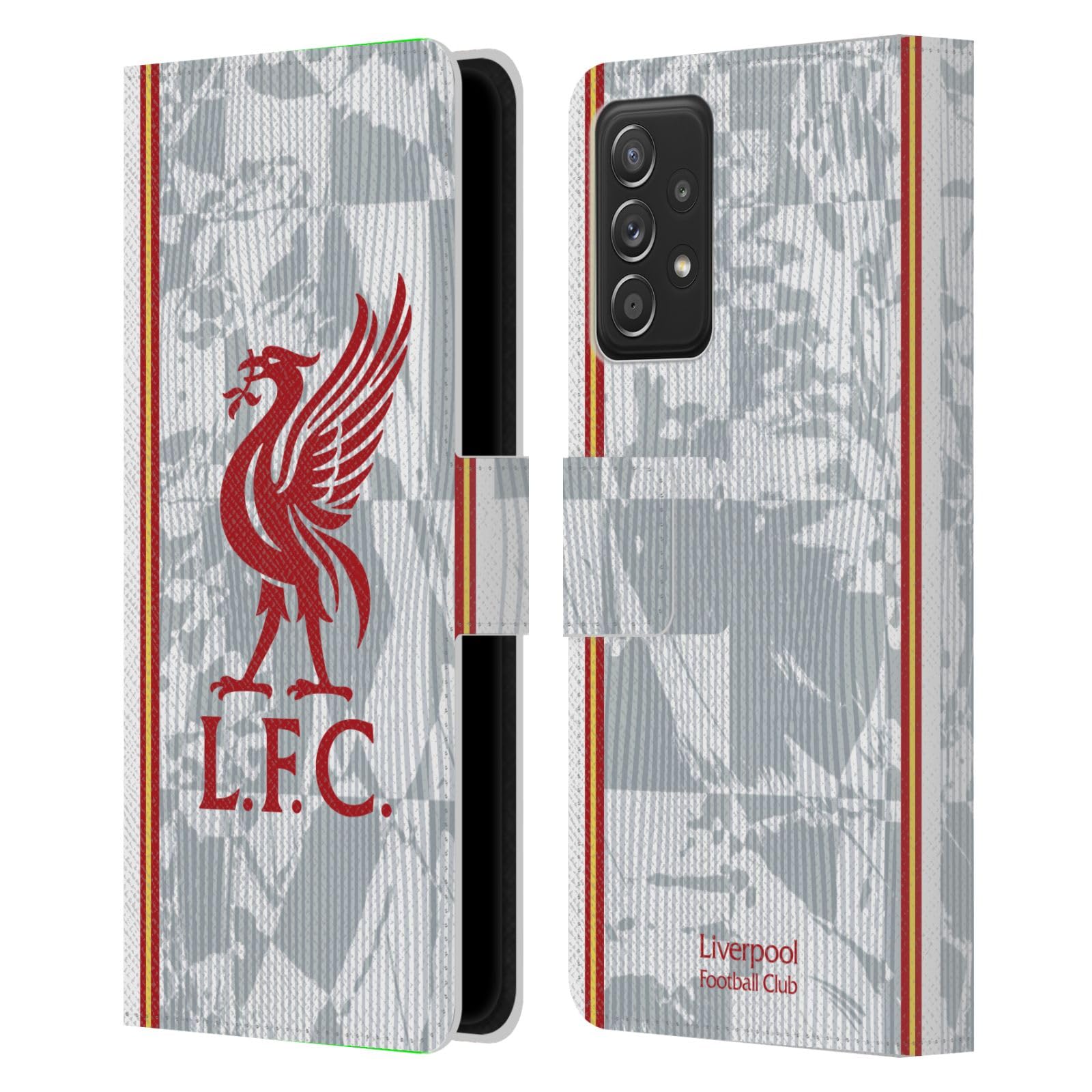 Head Case Designs Officially Licensed Liverpool Football Club Third Kit 2024/25 Leather Wallet Case Compatible With Samsung Galaxy A53 5G (2022) — image 1