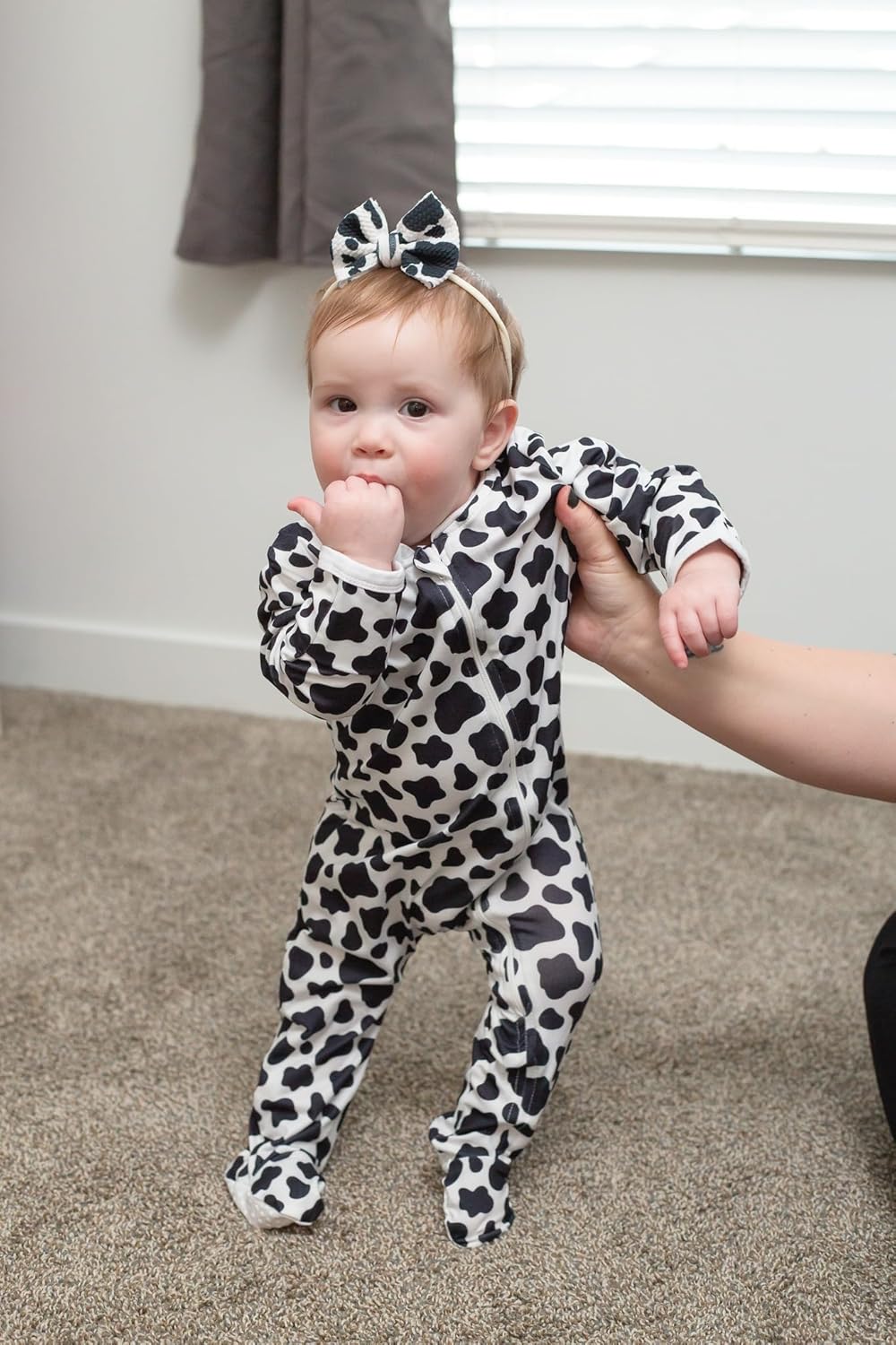 UNIFACO Baby Girls Boys Footed Pajamas One-Piece Sleeper Snug Fit Sleep and Play Zip Front Footie Romper 0-12 Month - Image 5