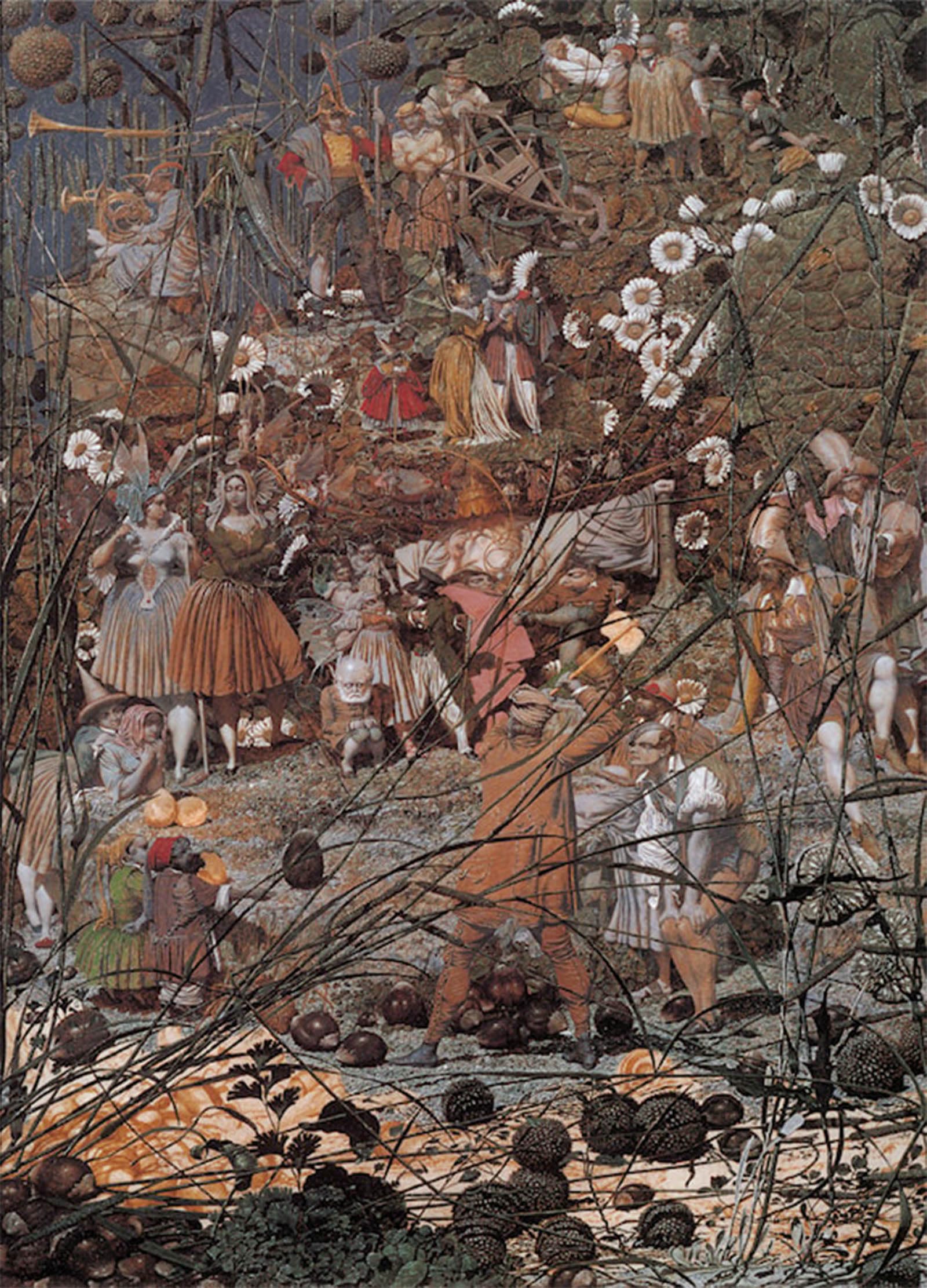 POSTERIIk Vintage Art Print Images Pictures Print the Girl Feller's Master-stroke by Richard Dadd Modern Colour Posters for Office Home Decor 60x90cm