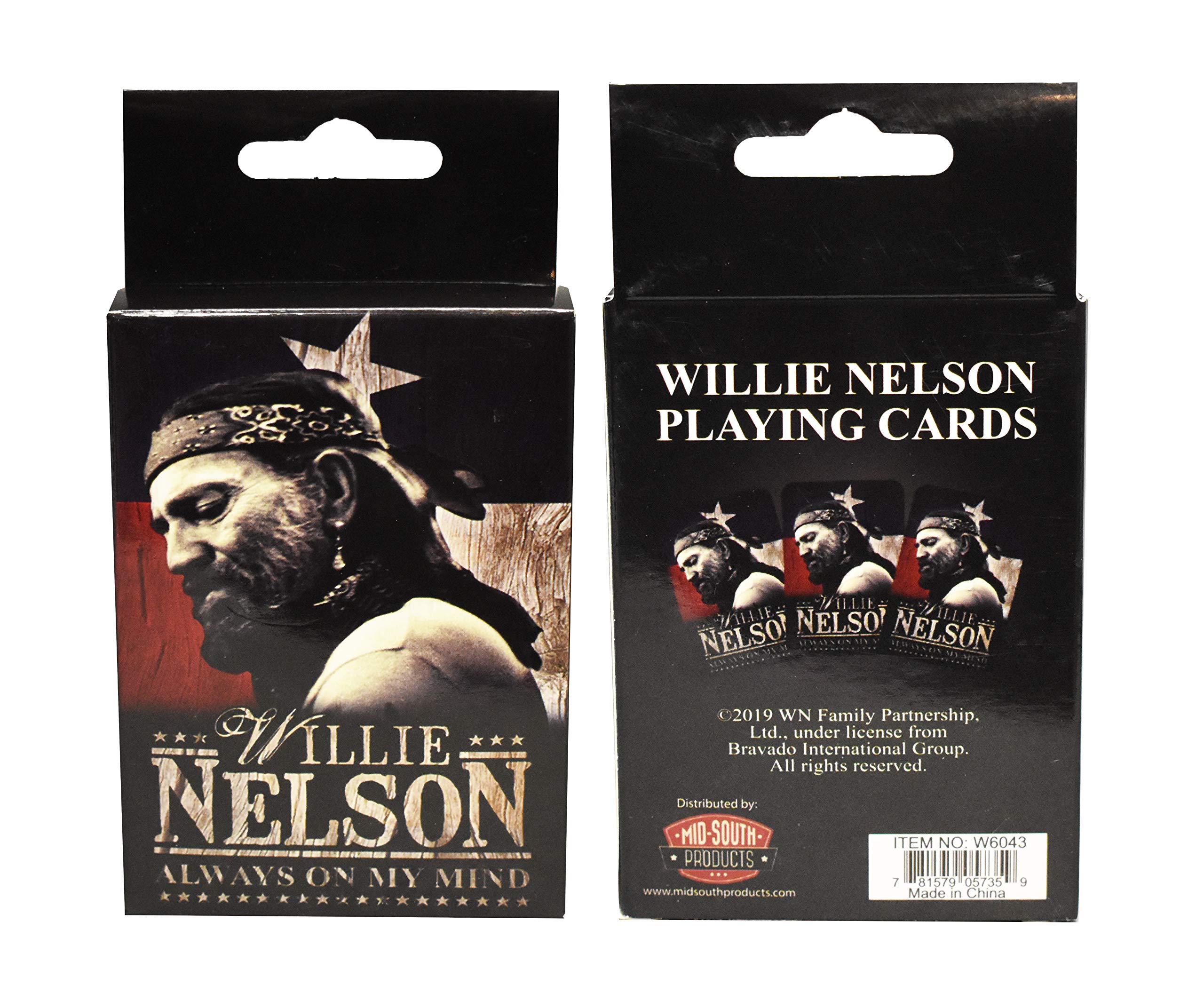 Willie Nelson Spielkarten – American Legend Edition Von Mid-South Products
