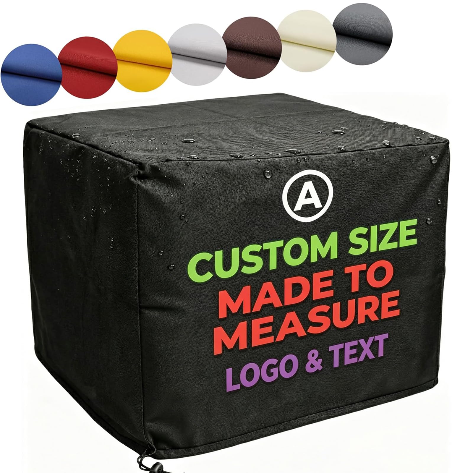 Solarix Industrial Dust Cover - 600D Custom Size Furniture Dust Cover, Waterproof Protective Covers With Personalised Text & Logo, Tailored Protector For Home Appliances, Equipment (Industrial Dust Cover - 600D)