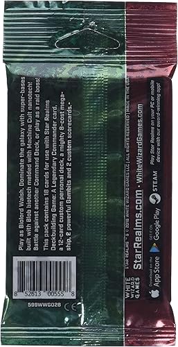 Miniatura 3 de White Wizard Games, LLC Star Realms Command Deck The Unity - Command Deck - Juegos de cartas para adultos y niños y familia - 18 cartas por paquete,