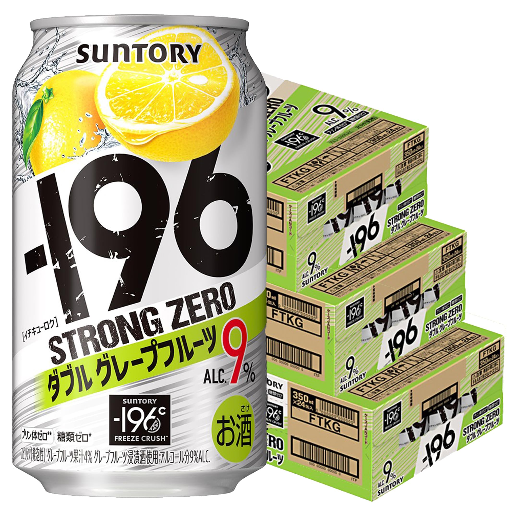Amazon.co.jp: Suntory Chuhai - 196°C Strong Zero Double