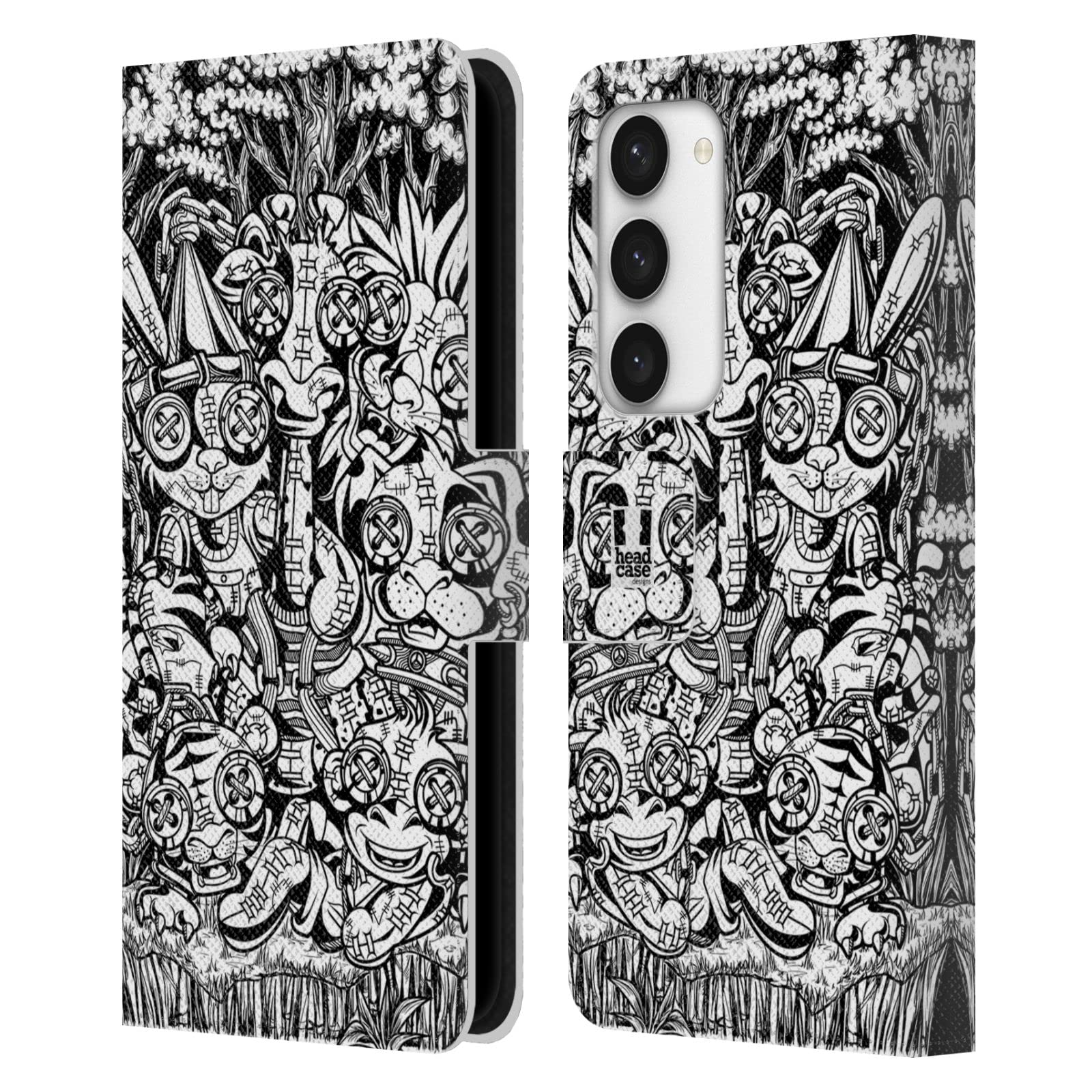 Protection intégrale Galaxy S23 5G Head Case Designs contre les rayures