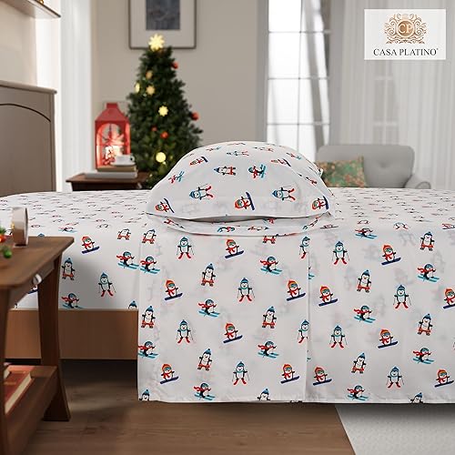 Miniatura 5 de Casa Platino Sábanas tamaño King, ultrasuaves y acogedoras juego de sábanas transpirables de microfibra cepillada, sábanas para cama tamaño King,