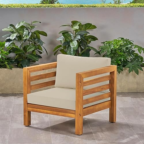 Miniatura 2 de Cojines de repuesto para muebles de patio, cojín de asiento profundo para sofá y almohada de respaldo con funda extraíble impermeable para sofá
