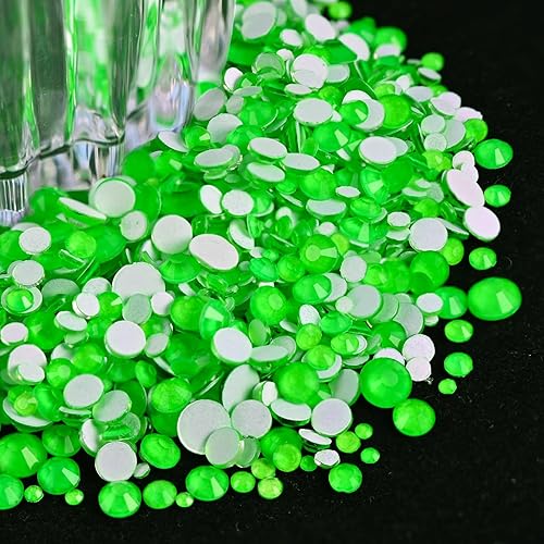 Flatback Glass Rhinestones,Bedazzler Gems Non Hotfix Crystal Rhinestones for Crafts