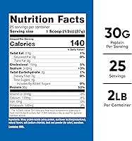 Vista 64 de Nutricost - Proteína aislada de suero de leche, sabor fresa y acai, 2 libras