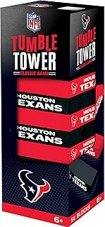 Baby Fanatic MasterPieces Game Day - NFL Cincinnati Bengals - Officially Licensed Tumble Tower, Real Wood Blocks