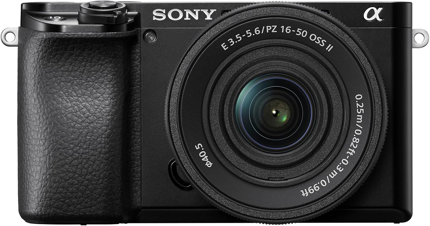 Sony Alpha a6100 Mirrorless Camera with 16-50mm Lens Black