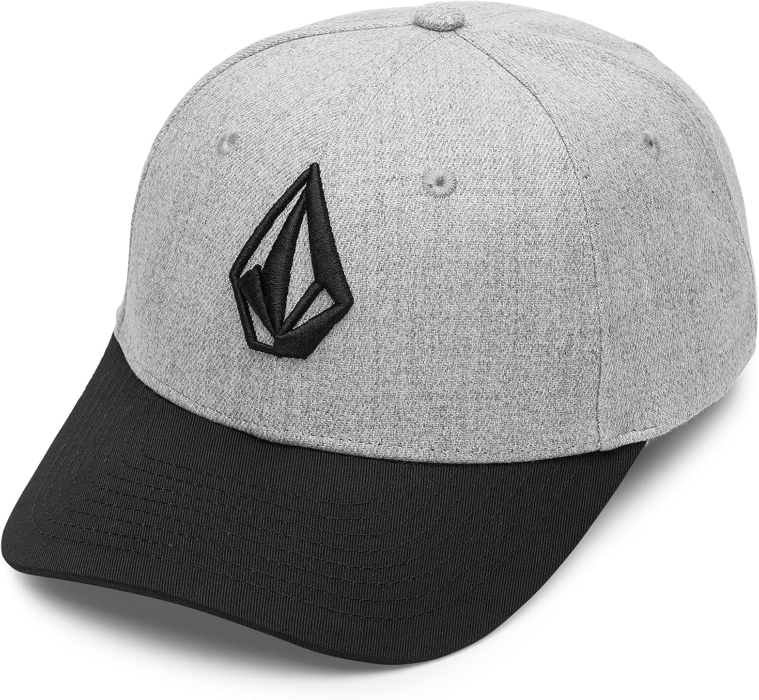 Volcom Men's Snapback Hat – Adjustable Flat Brim Cap with Logo Embroidery
