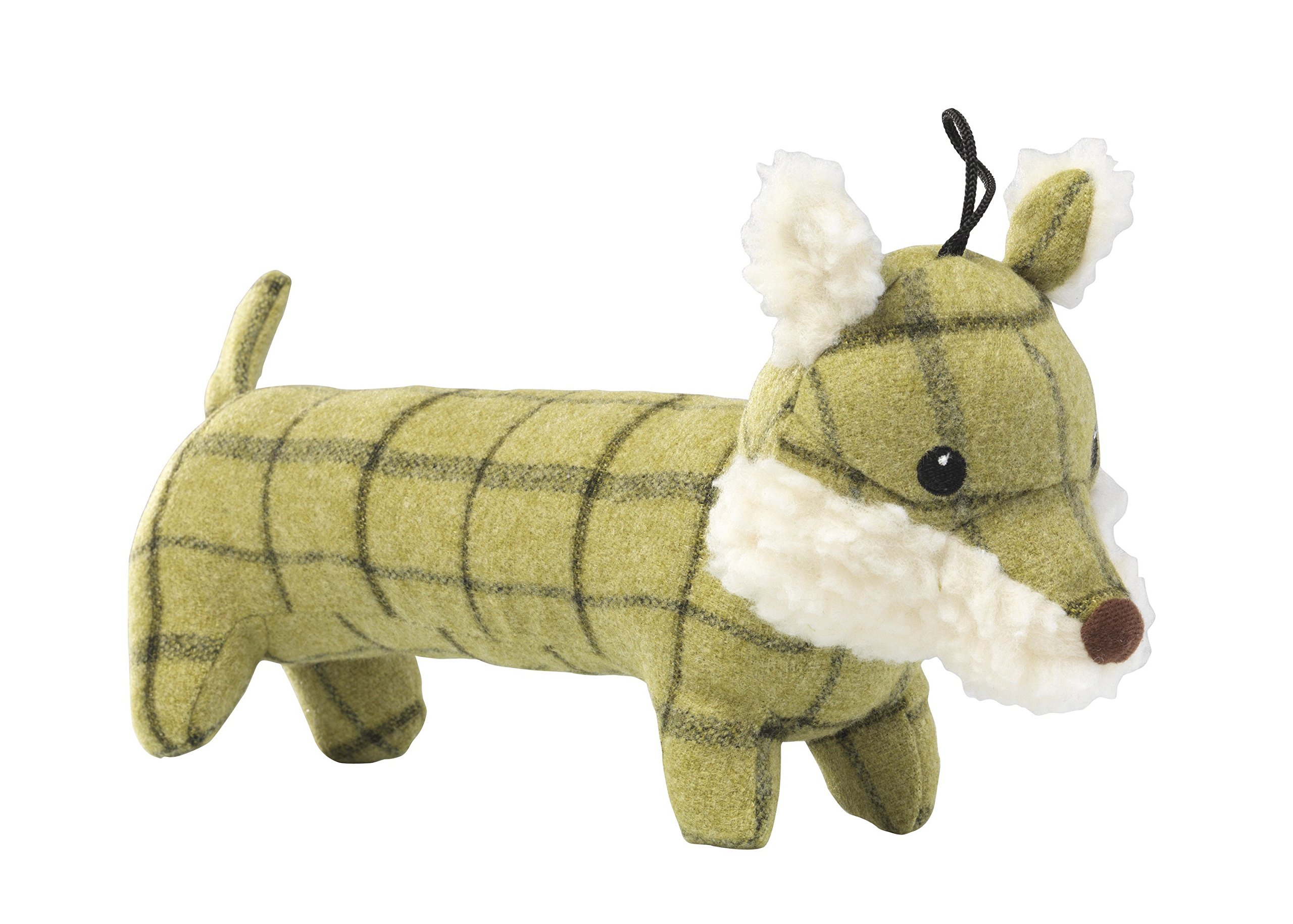 House Of Paws Tweed Plush Long Fox Dog Toy - Single Large