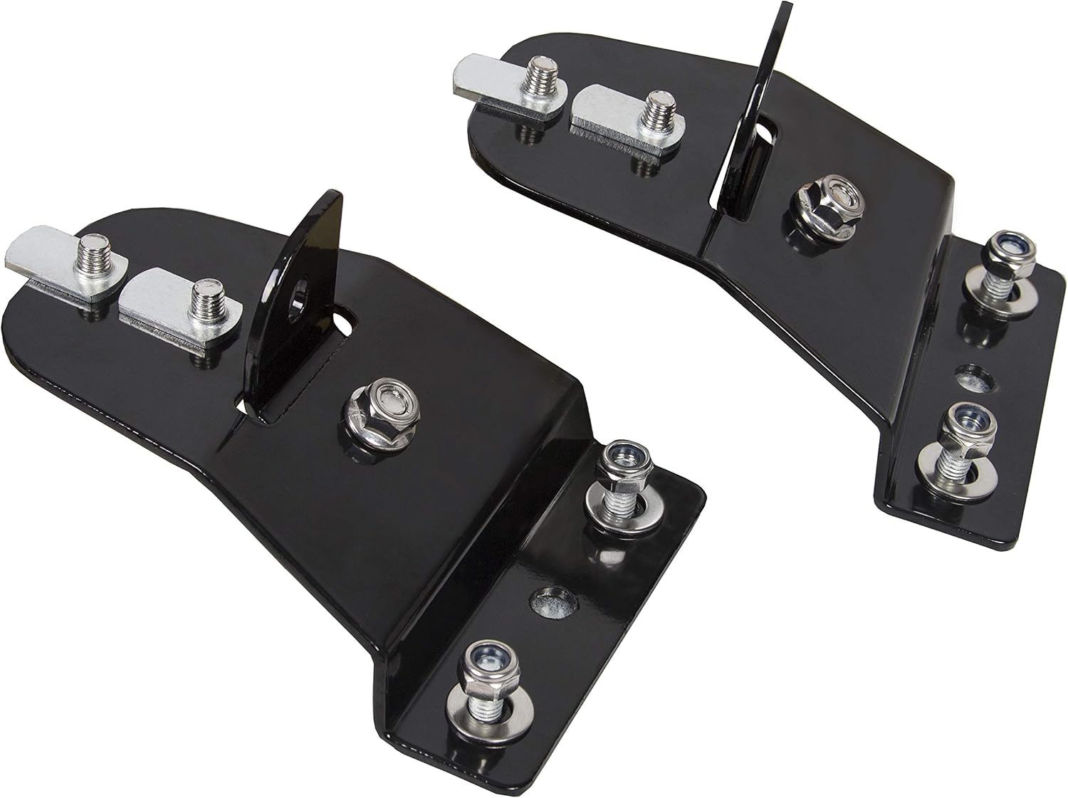 ECOTRIC Tower Brackets Compatible with 15 17 Series Rounded Profiles Crossbars for Sprinter Pair