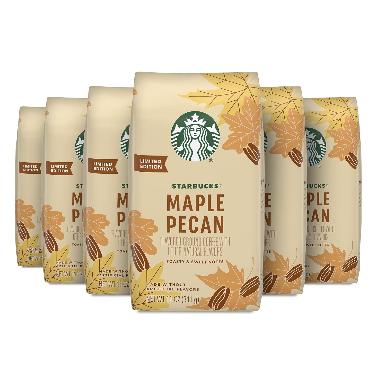 Starbucks Flavored Ground Coffee, Light Roast Coffee