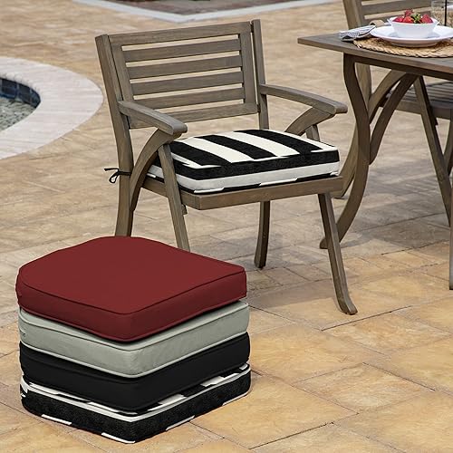 Miniatura 5 de Arden Selections ProFoam Performance - Cojín de asiento para exteriores (19 x 20 pulgadas), color negro ónix