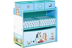Delta Children - Bluey Design & Store 6 Bin Toy Storage Organizer