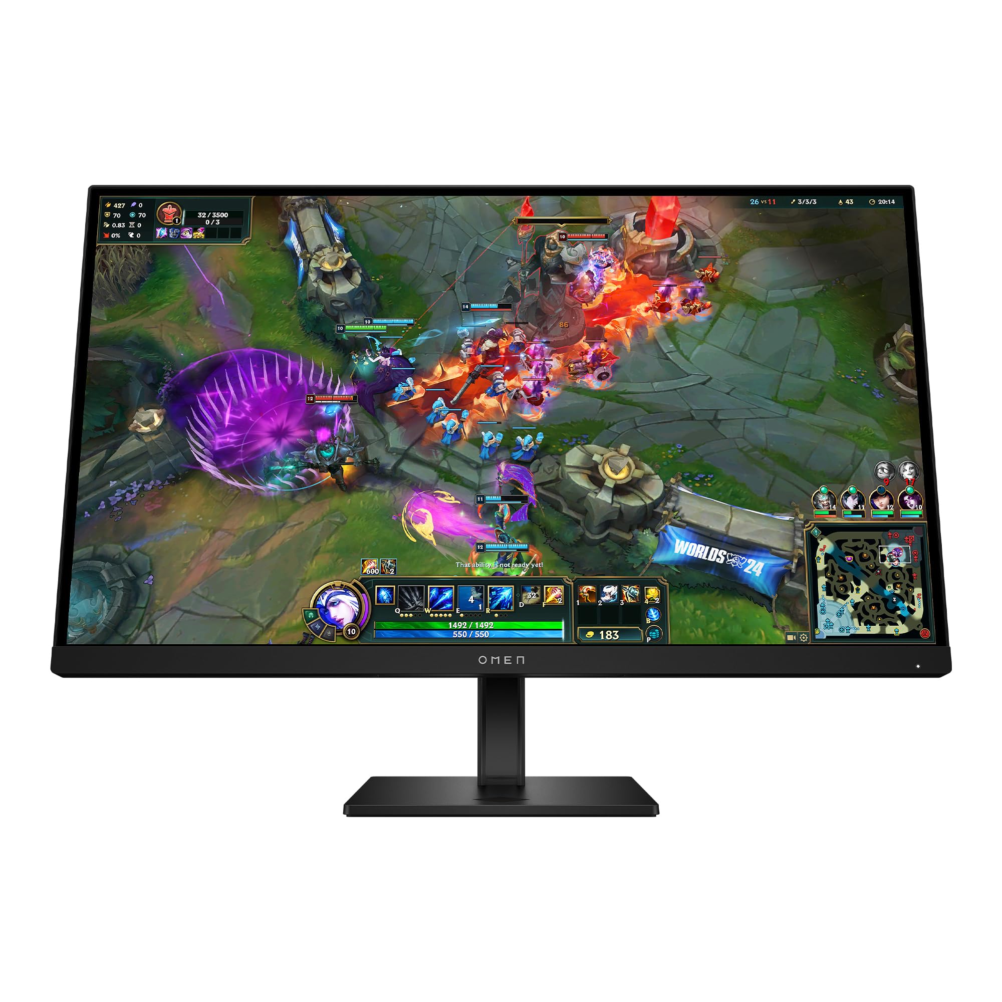 Amazon.com: HP OMEN 27 inch QHD 280Hz Gaming Monitor, QHD Display