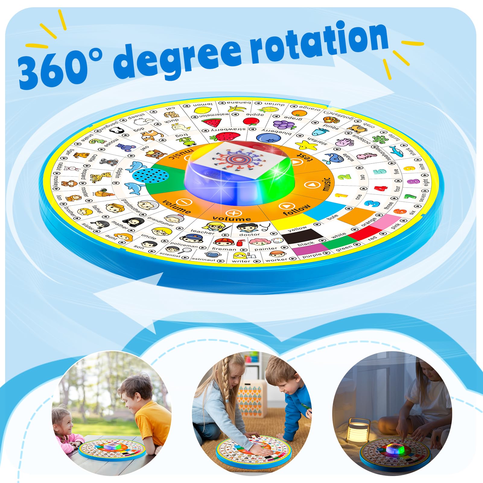 Amazon.com: Age 1 2 3 Toddler Learning Words Pronunciation Machine