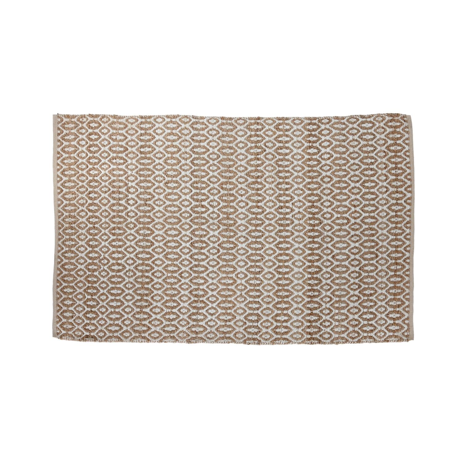 Tapis de jute tissé épais 2200 gsm 75x175 cm qualité supérieure