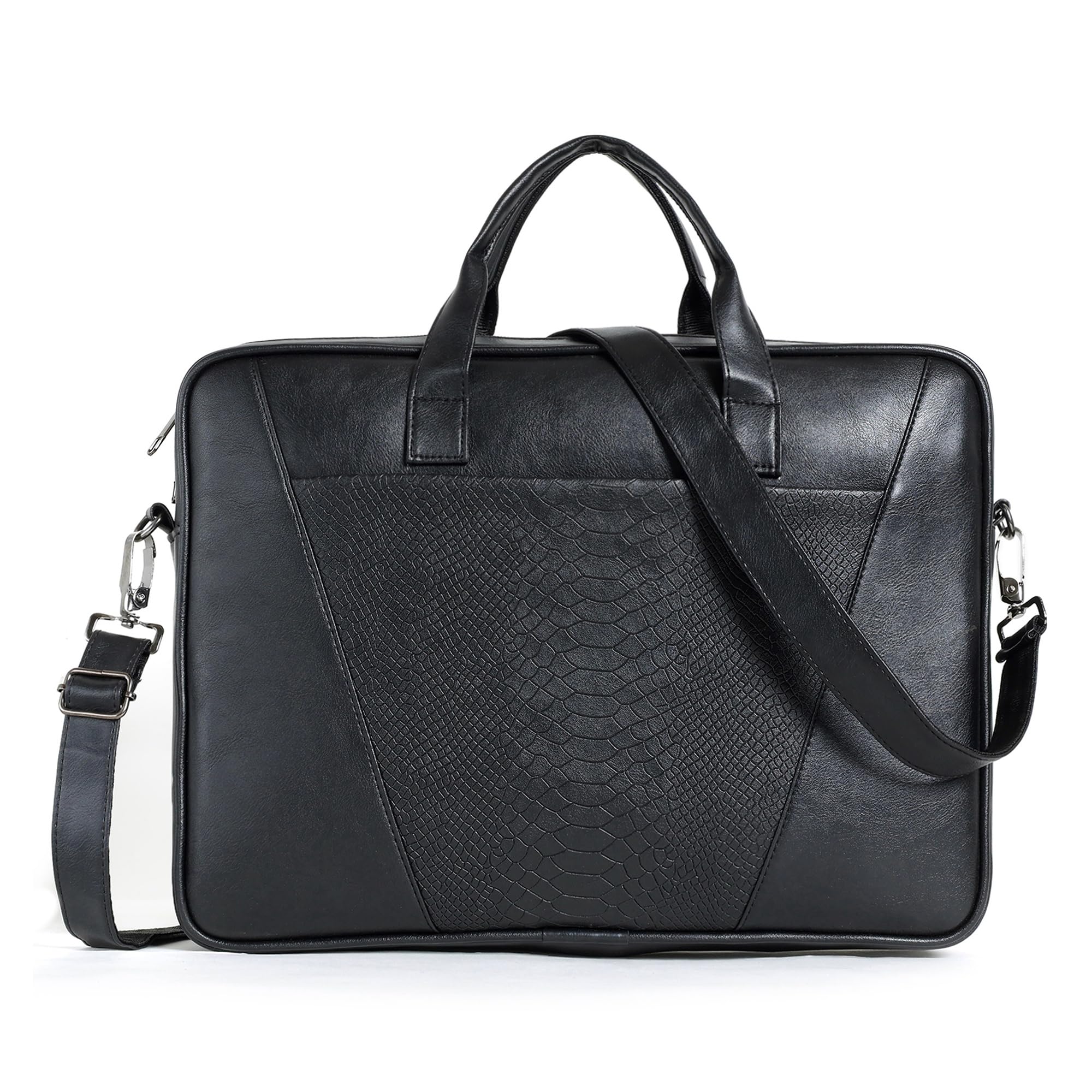 Premium Office Laptop Bag for Men & Women | Professional Business Messenger Bag | Spacious Multi-Compartment Work & Travel Briefcase for Laptop Up to 15.6 Inch-image-30