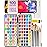 ARTISTRO 100 Colors Watercolor Paint Set - Portable Paint Set with Palette and Brush Pens - Travel Water Color Kit for Adults, Professionals, Kids - Art and Painting Supplies - Christmas Gift Idea