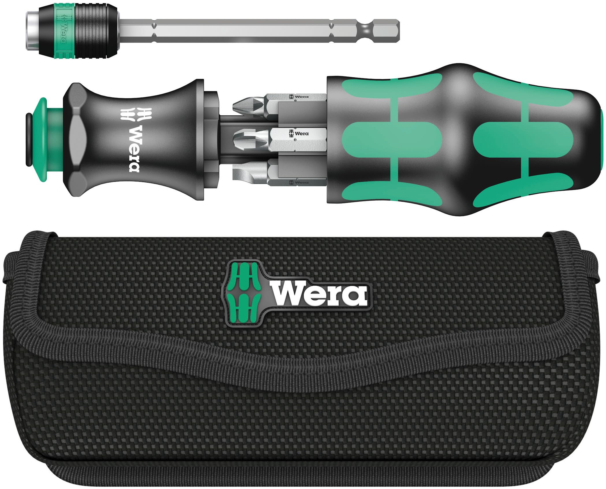 Wera Kraftform 25 Driver Bit Set - 3 Tools 1 Handle -1