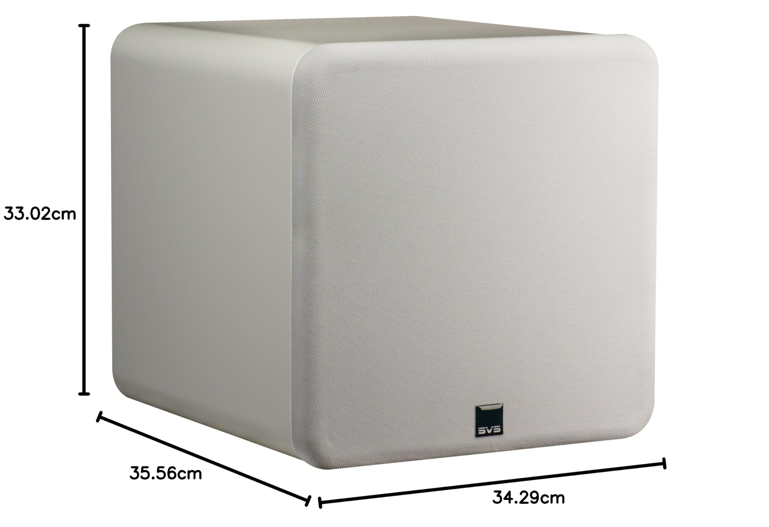 SVS SB-1000 Subwoofer, Farbe: piano gloss weiß