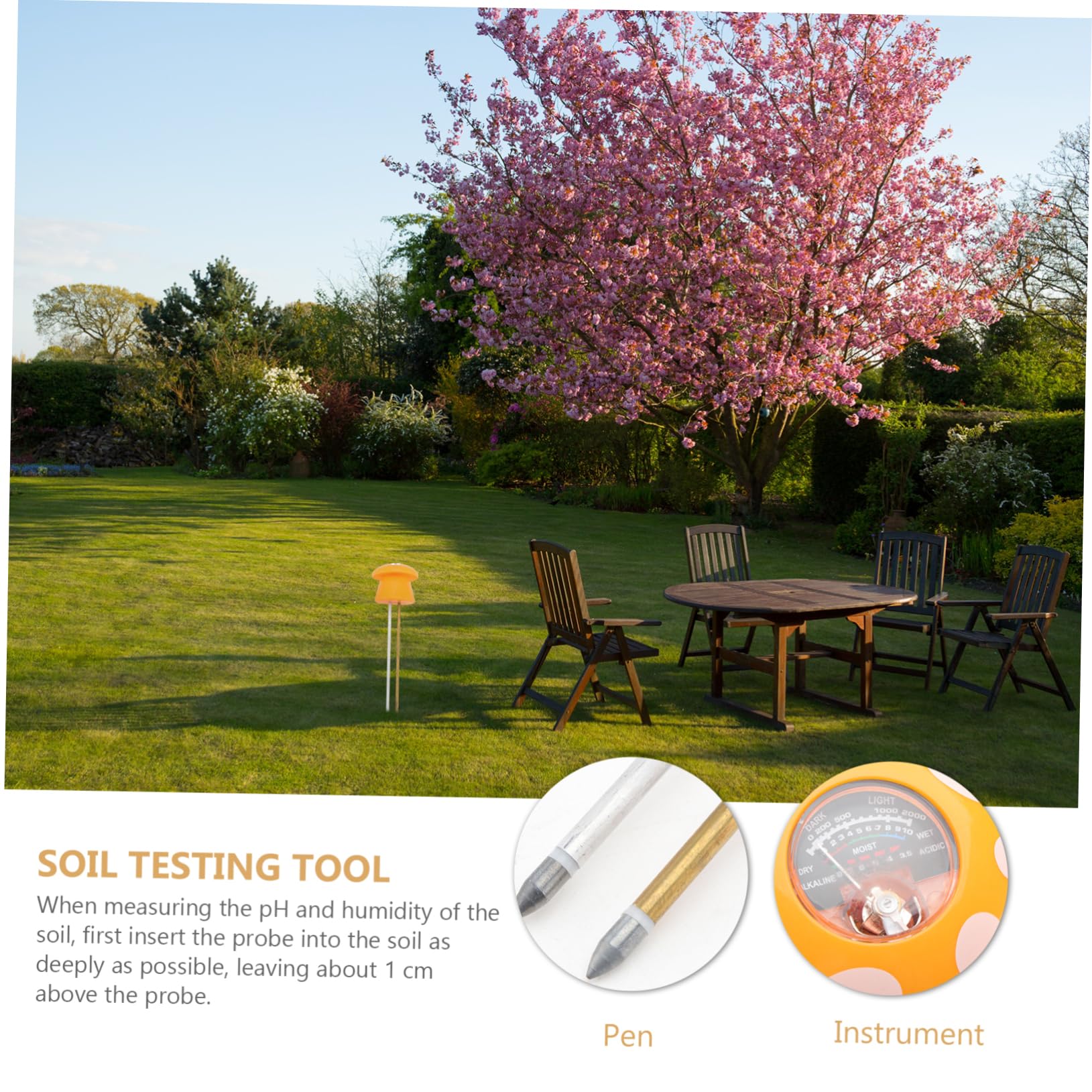 Hemobllo 2 Pezzi Tester Umidità Del Strumento per Misurare Ph Umidità e Batterie per Giardinaggio e Piante in Facile da Usare e Affidabile