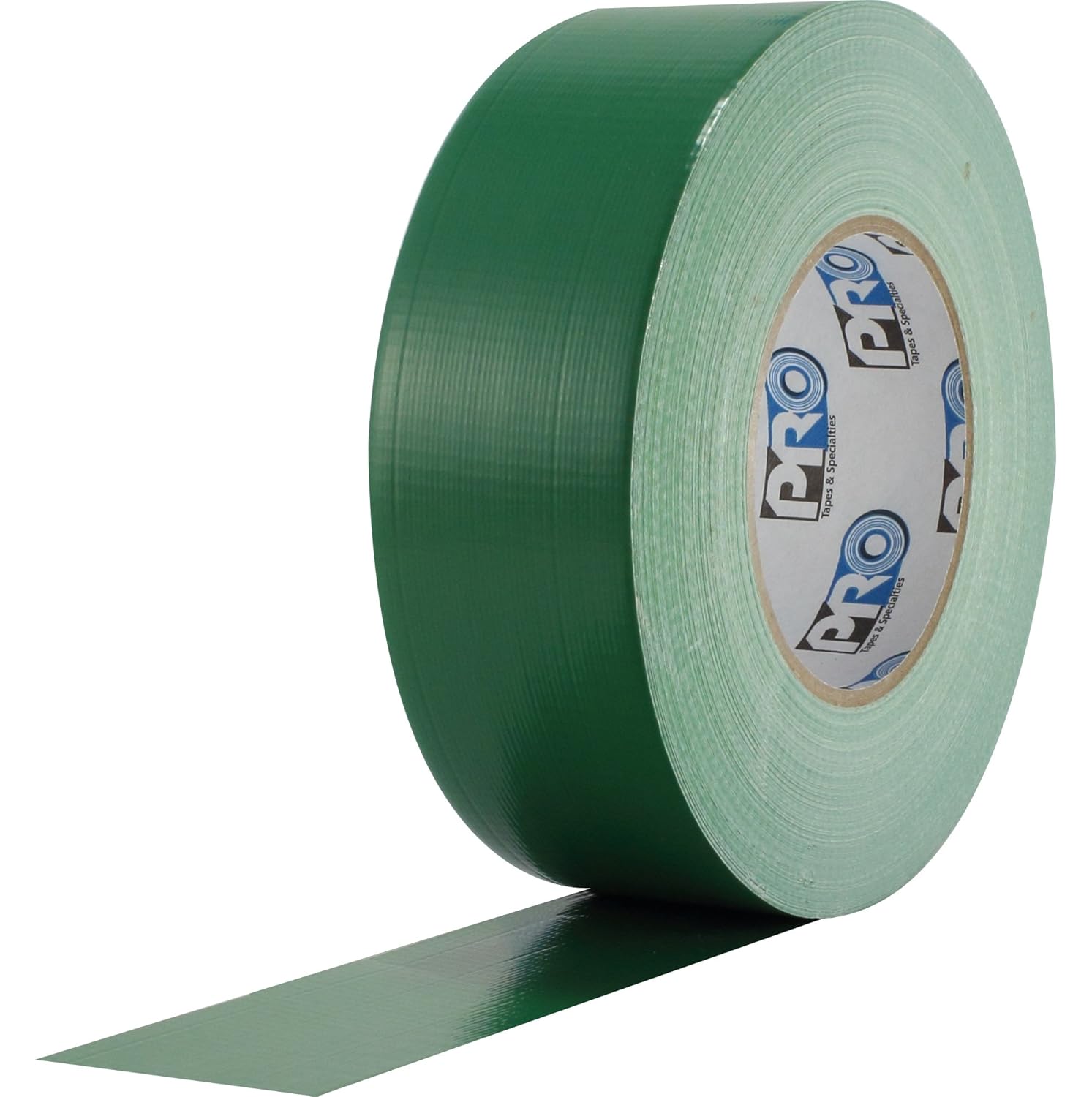 ProTapes Pro Duct 120 PE-Coated Cloth Premium Industrial Grade Duct Tape, 60 yds Length x 4" Width, Green (Pack of 12)