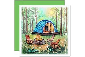 Camping Quilling Card - Perfect Gift for Camping-loving Dads