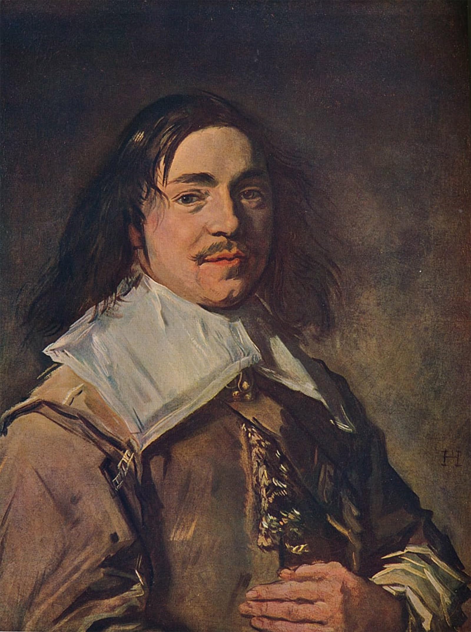 SERENDIPITP Retro Picture Poster Wall Art Pictures Painting Portrait of a Young Man by Frans Hals Wall Art Canvas Print for Wall Decor 60x90cm