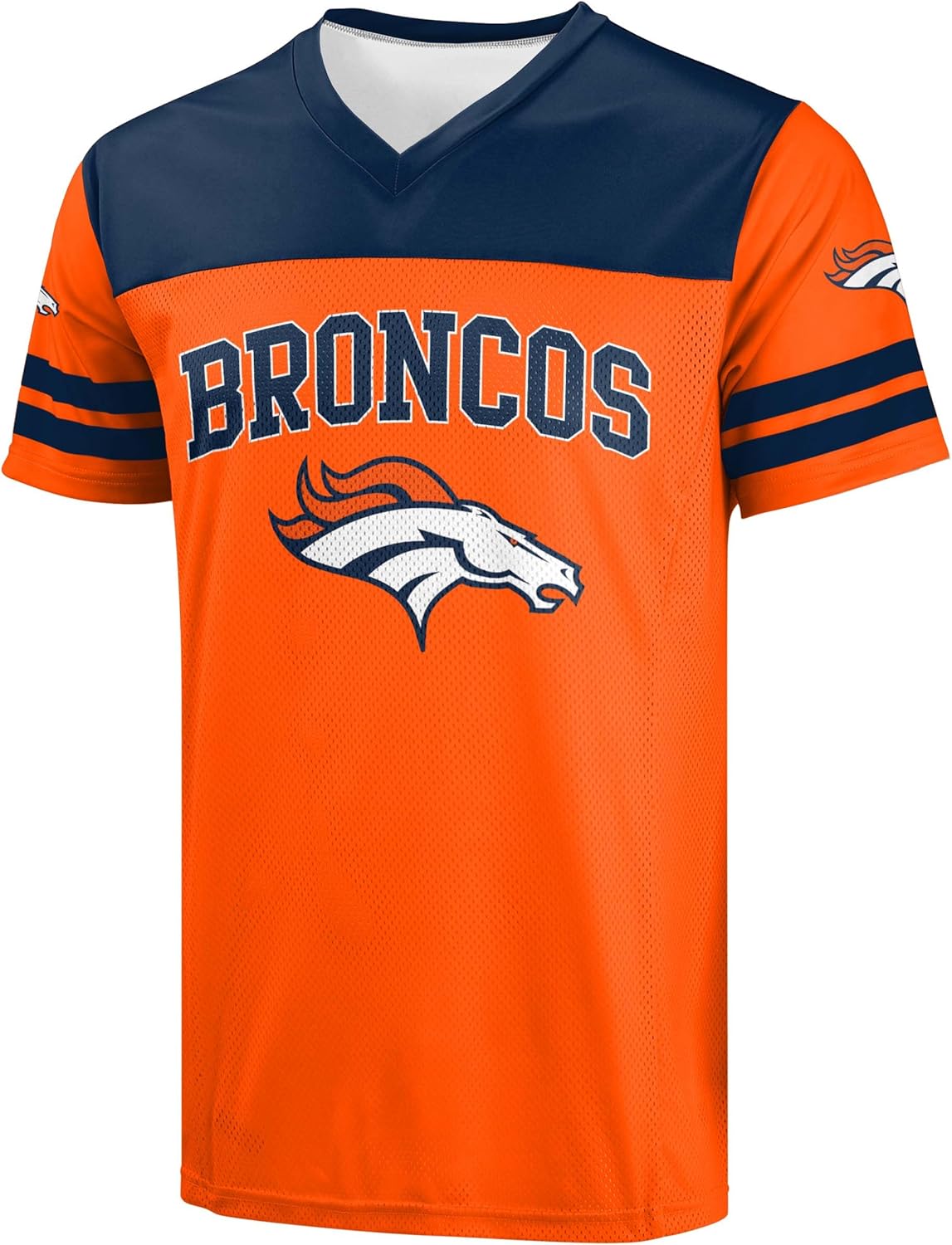 FOCO NFL メンズ 公式ライセンス プライマリーロゴ チームカラー ワードマーク ゲームデー Vネック フットボール トップ