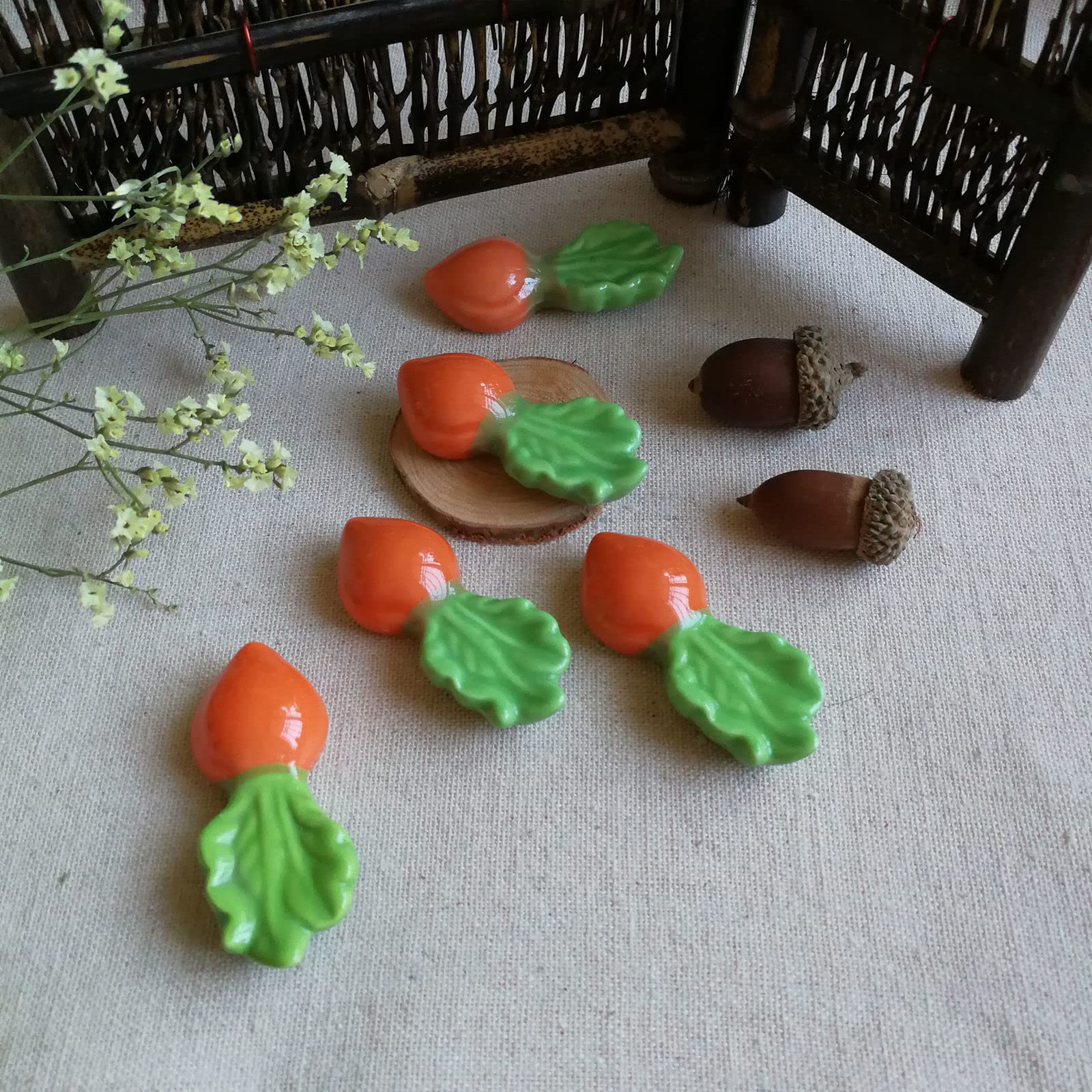 Poggia Bacchette A Forma Di Cane - Set Da 6 In Lega Di Zinco Per Cucina E Ristorante