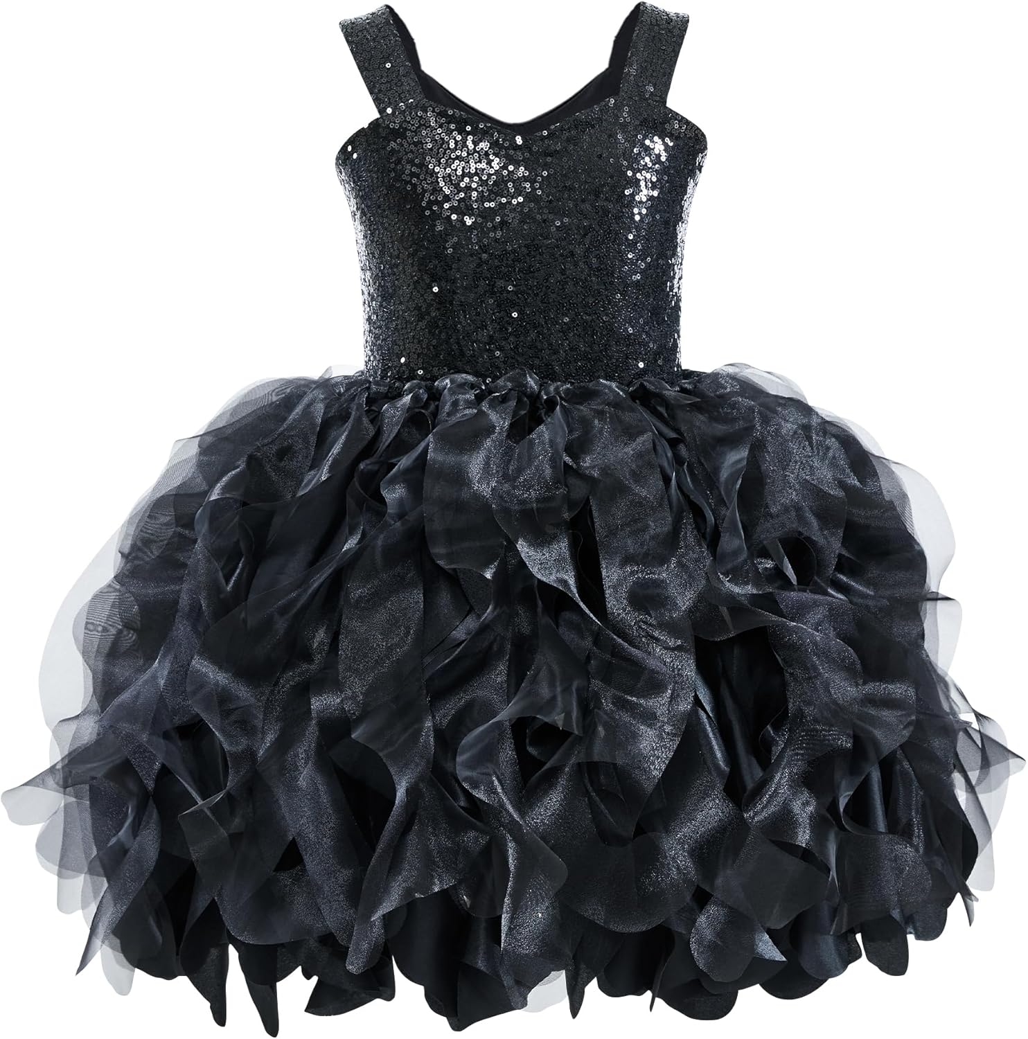 Tutu Dress for Girls Sparkly Sequin Tulle Princess Birthday Party Dress for Toddler Girls Prom Sneaker Ball Gown