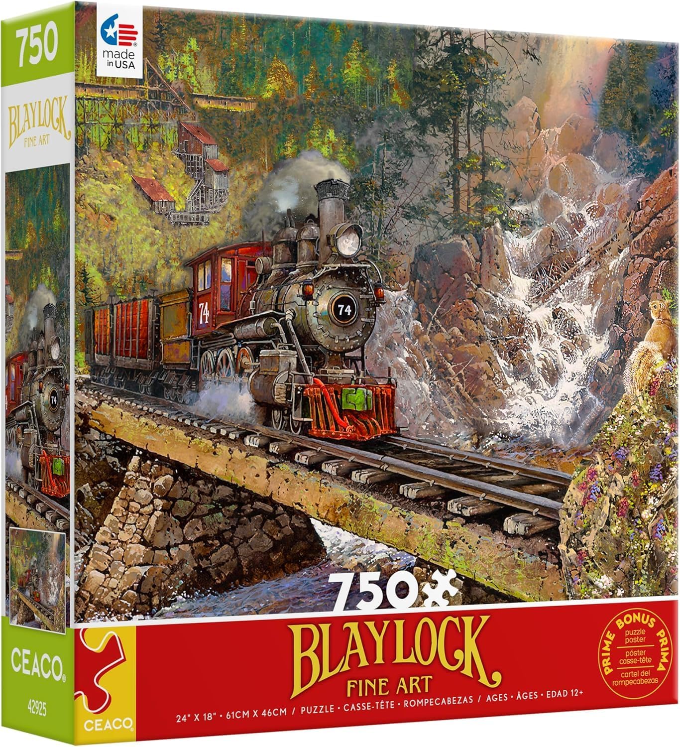 Ceaco - Ted Blaylock - Engine 74-750 Piece Jigsaw Puzzle