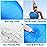 APEXUP Yoga Ball Exercise Ball, Anti Slip Stability Ball Chair, Heavy Duty Large Gym Ball for Fitness, Balance, Core Workout and Physical Therapy (M (19~22\'\') 55cm, Blue)