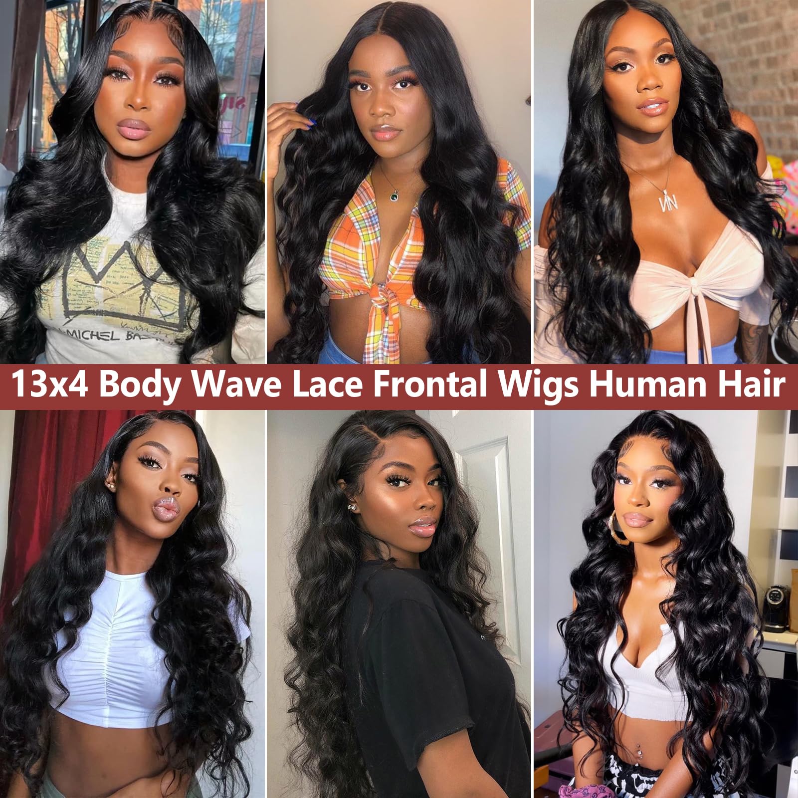 Amazon.com : Benehair 22 Inch Body Wave Lace Front Wigs 