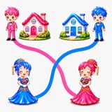 Wedding Rush Bridal Race: Draw to Love Bride Home Draw Puzzle
