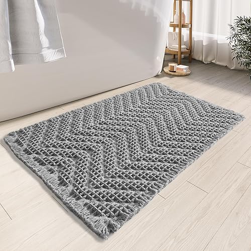 Miniatura 1 de BULULOM Alfombras de baño, alfombra de baño mejorada, superabsorbente, antideslizante, lavable a máquina, tapetes de baño para baño, tapetes de baño