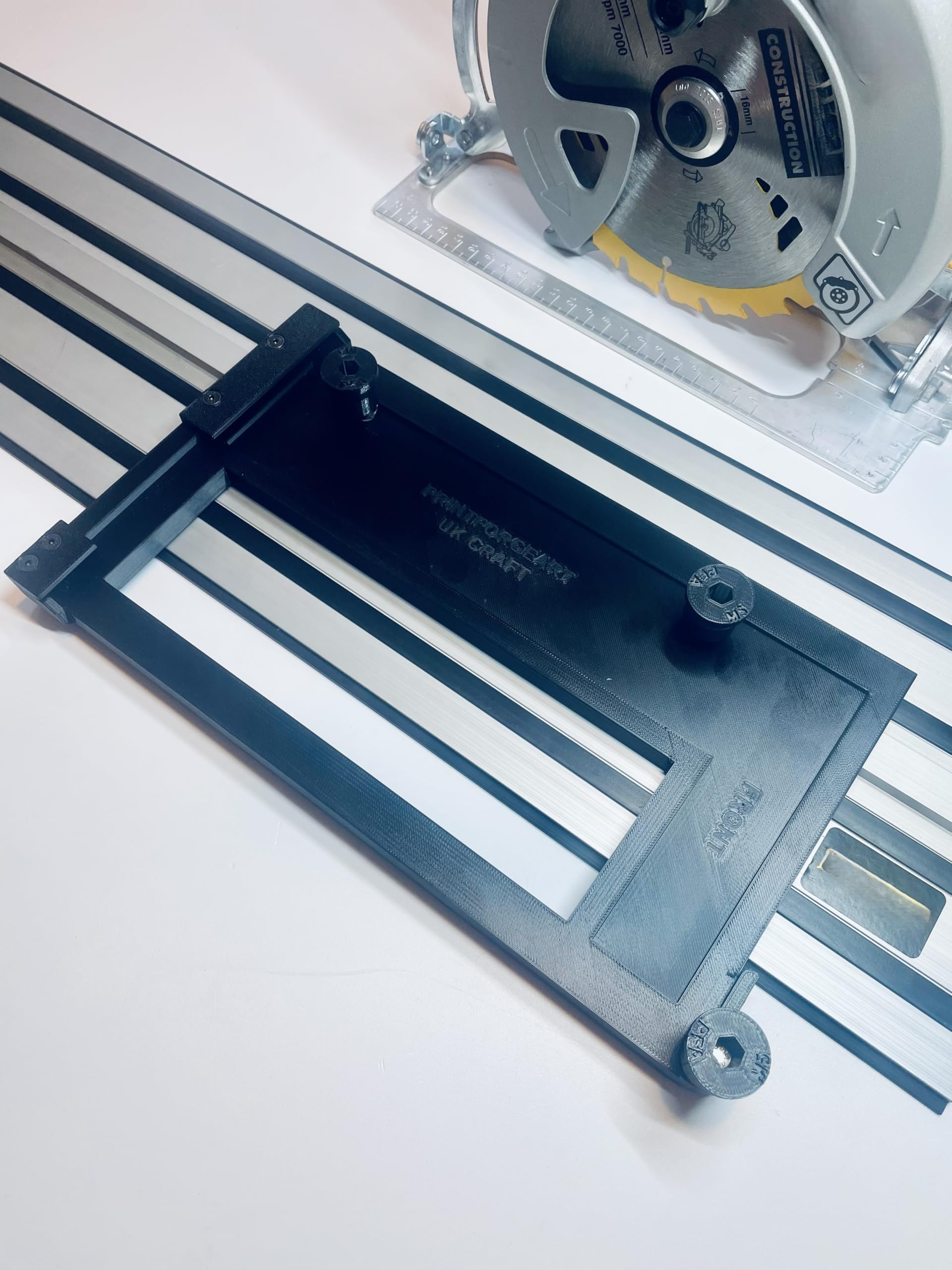 Adaptateur de rail de guidage compatible avec les rails de guidage Dewalt DCS570 / DWE575 / DCS575 / DCS578 / DCS573 Dewalt
