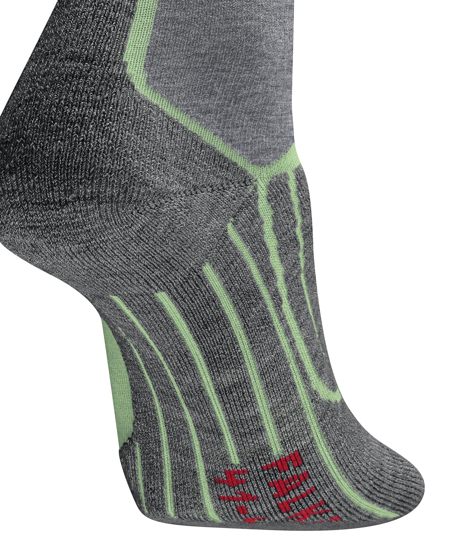 FALKE Kobiety Skarpety narciarskie SK2 Intermediate W Kh Wełna ciepłe grube 1 Para, Zielony Quiet Green 7378, 39-40