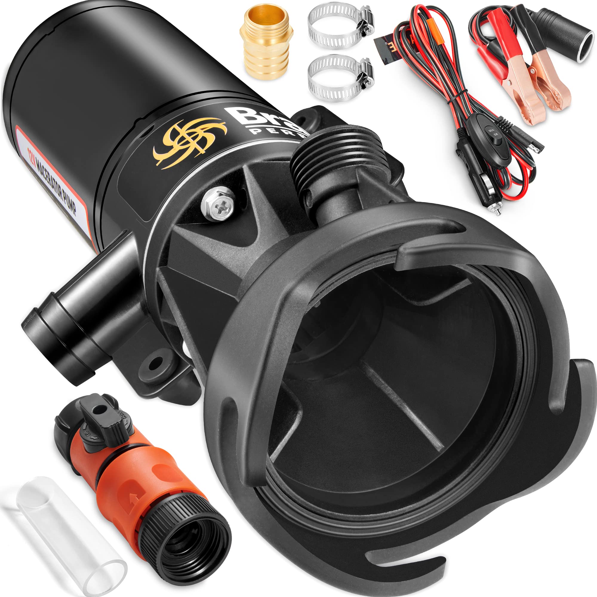 Buy 12V RV Portable Macerator Pump, RV Macerator Pump, RV Waste Pump