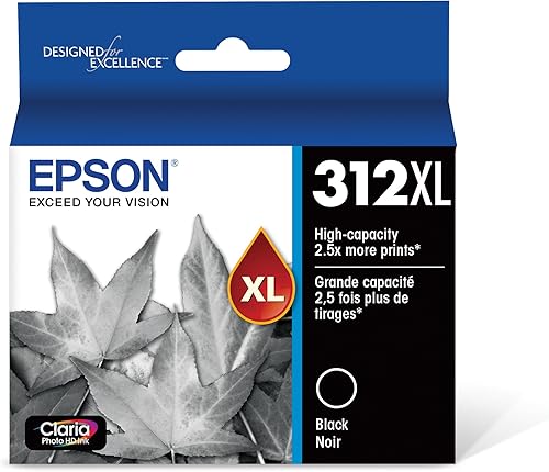Miniatura 5 de Epson T312923 Claria Photo HD Color Combo Pack Cartucho de Capacidad Estándar Tinta y T312XL120 Claria Photo HD Negro Cartucho de Tinta de Alta