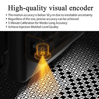 Bamboo X2D Vision Encoder for Bambu Lab X2D Build Plate 3D Printer Below 50μm Motion Accuracy for Bambu Lab Vision Encoder Injection-Molded-Level Quality Bambu X2D 3D Pinter Accessories