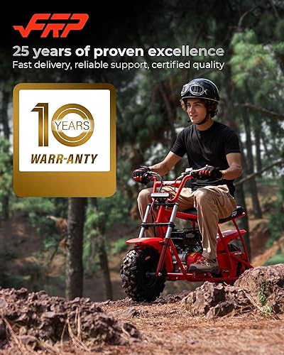 Miniatura 6 de FRP Minibike - Kit de suspensión para mini horquilla delantera, color rojo, compatible con Monster Mega Moto MMB80 MMB105 80cc 105cc Motovox MBX10