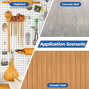 Screwdriver Organizer Wall Mounted Metal Tool Storage Rack, Screwdriver Holder, wWall Tool Rack Organiser, tTool Organizer Racks, for Workshop Shed Workbench Garage Wall Racks