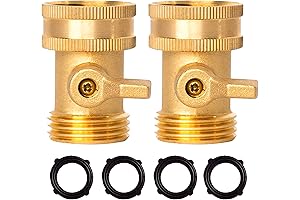 Brass Garden Hose Shut-Off Valves and Fittings