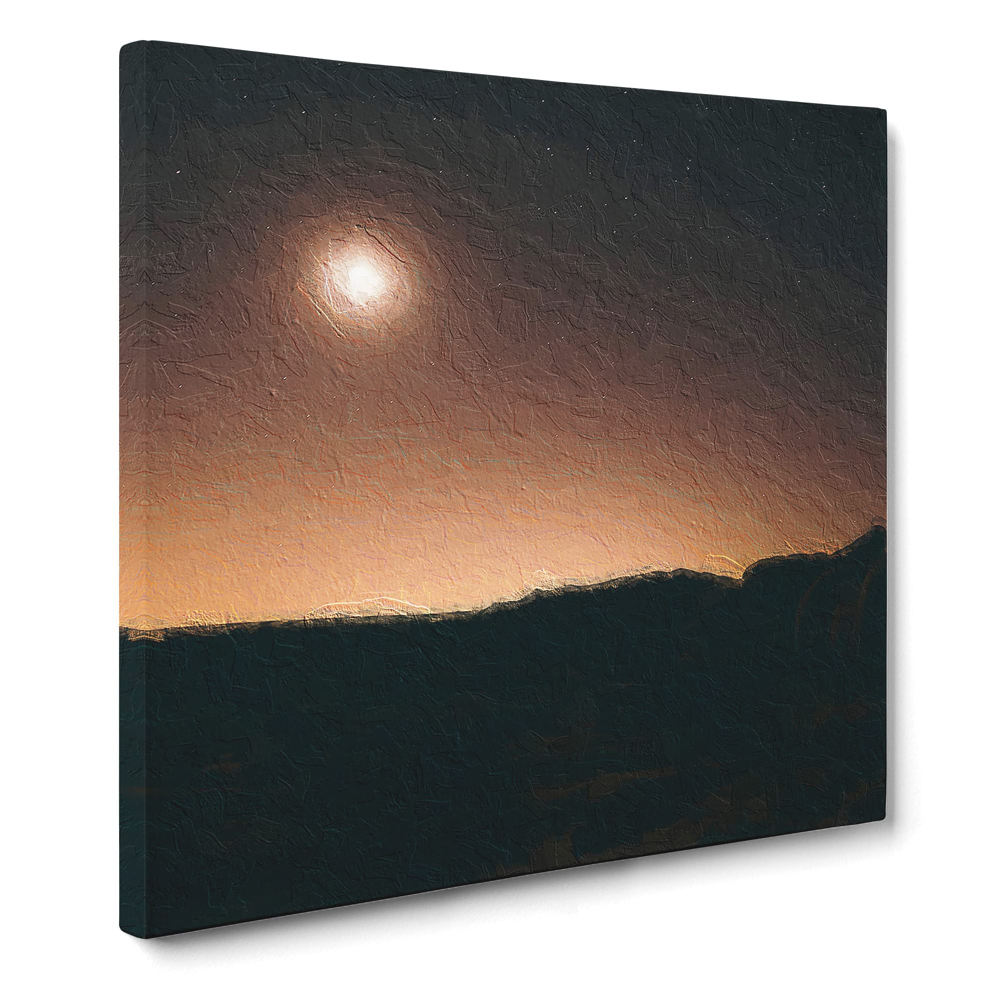 Glow from the Sky Canvas Print, Mixed, 35L x 35W cm